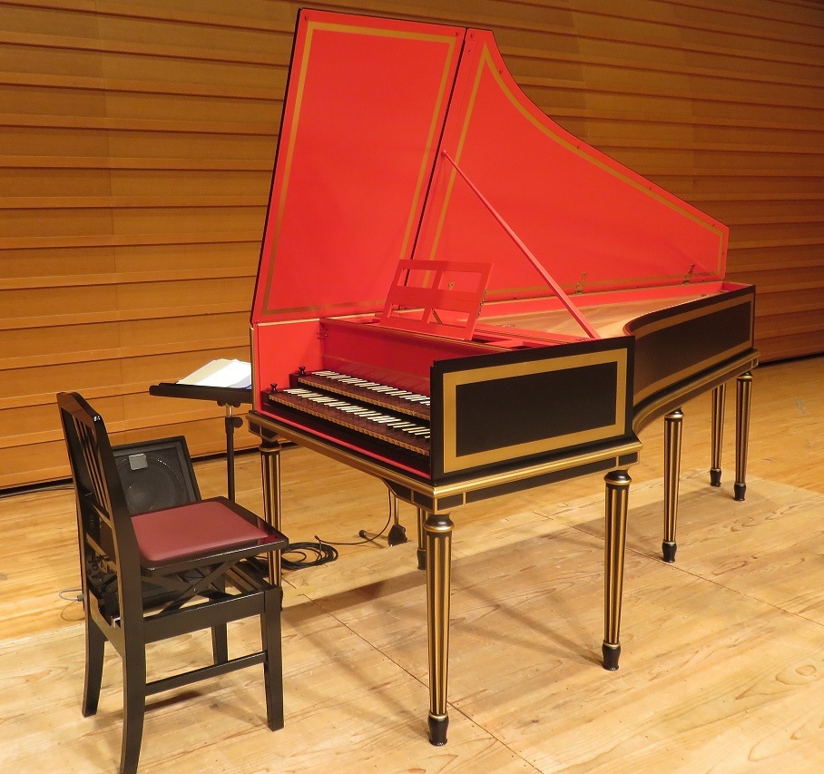 フレンチ2段チェンバロ,J-H.エムシュ/1756 年モデル