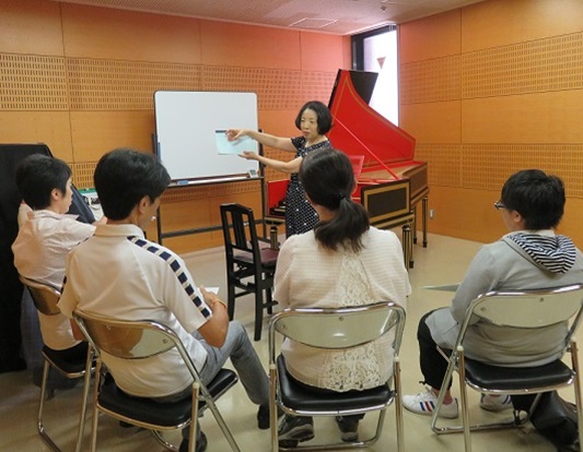 呉信用金庫ホール チェンバロ体験講座